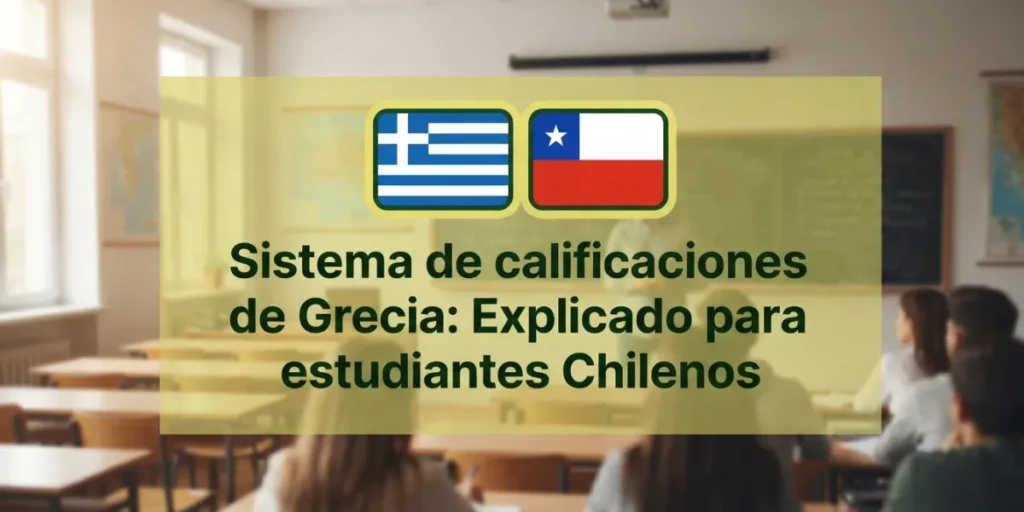 Sistema de calificaciones de Grecia: Explicado para estudiantes Chilenos
