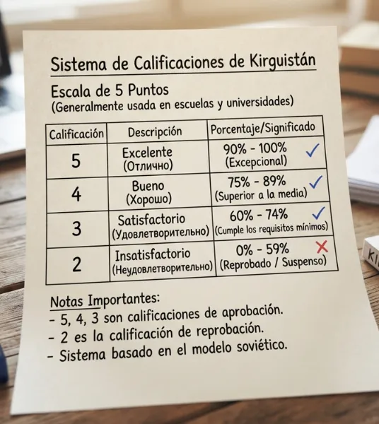 Sistema de calificaciones de Kirguistán
