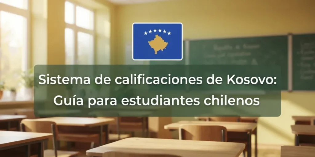 Sistema de calificaciones de Kosovo Guía para estudiantes chilenos