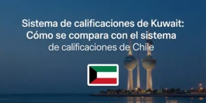 Sistema de calificaciones de Kuwait Cómo se compara con el sistema de calificaciones de Chile