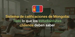 Sistema de calificaciones de Mongolia Todo lo que los estudiantes chilenos deben saber