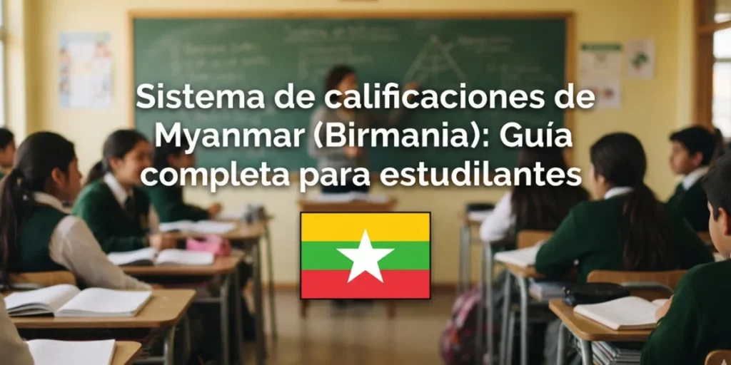Sistema de calificaciones de Myanmar (Birmania) Guía completa para estudiantes chilenos