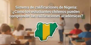Sistema de calificaciones de Nigeria ¿Cómo los estudiantes chilenos pueden comprender las calificaciones académicas