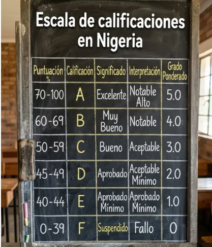 Sistema de calificaciones de Nigeria