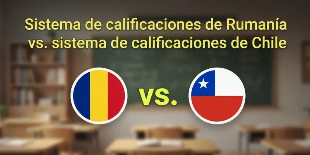 Sistema de calificaciones de Rumanía vs. sistema de calificaciones de Chile