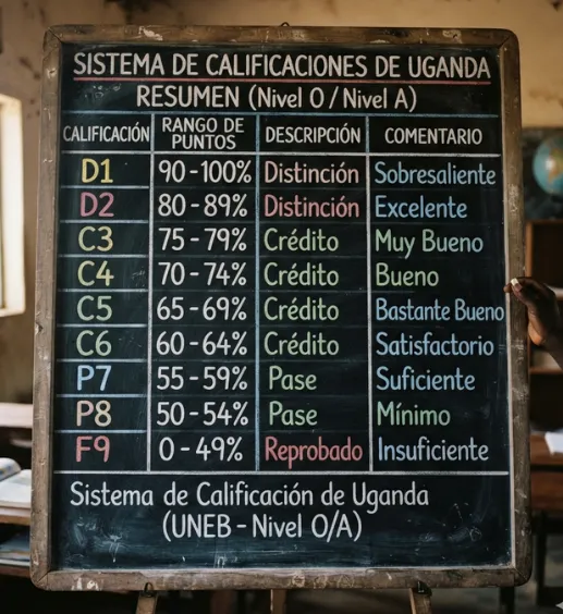 Sistema de calificaciones de Uganda