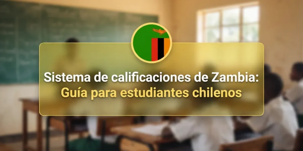 Sistema de calificaciones de Zambia: Guía para estudiantes chilenos