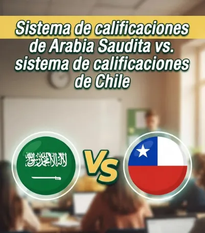 Sistema de notas de Arabia Saudita vs. sistema de notas de Chile