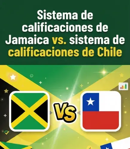 Sistema de notas de Jamaica vs. sistema de notas de Chile