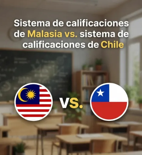 Sistema de notas de Malasia vs. sistema de notas de Chile