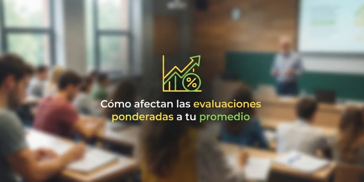 Cómo afectan las evaluaciones ponderadas a tu promedio