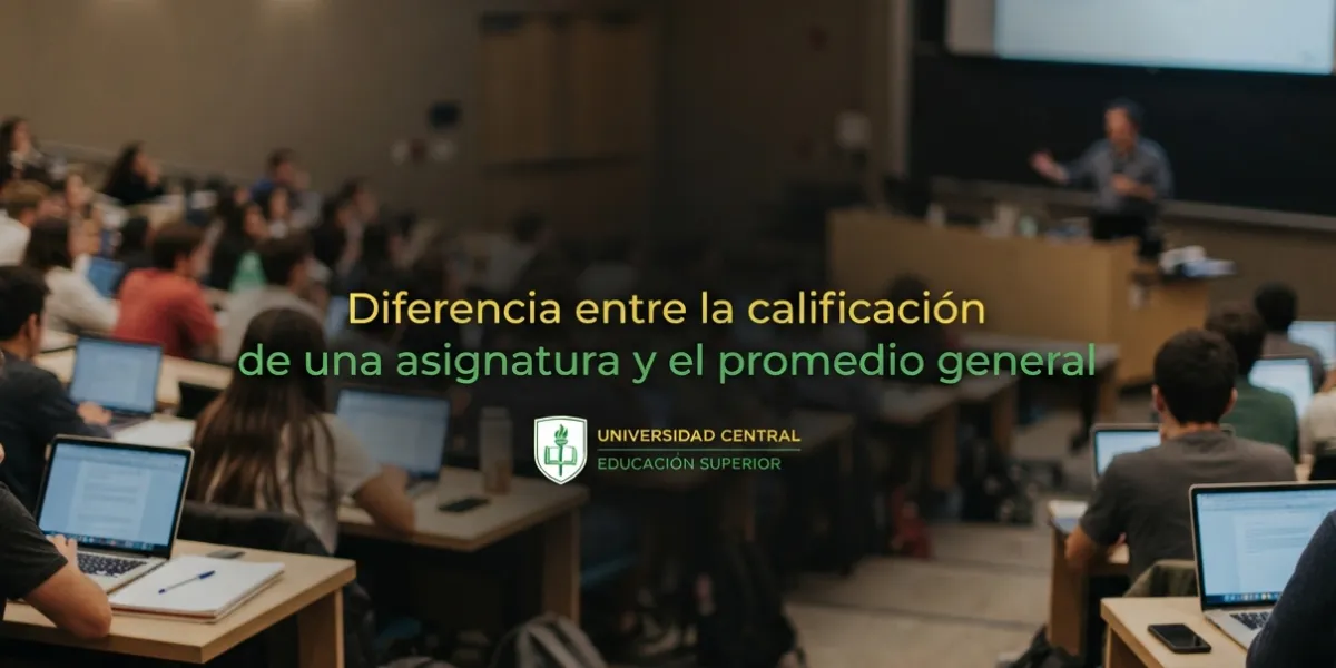 Diferencia entre la calificación de una asignatura y el promedio general en Chile