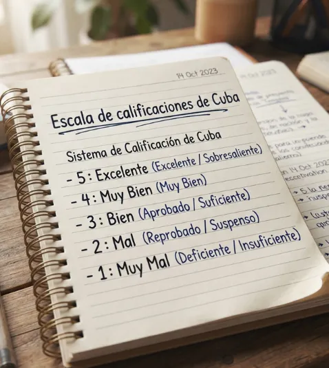 Escala de calificaciones de Cuba