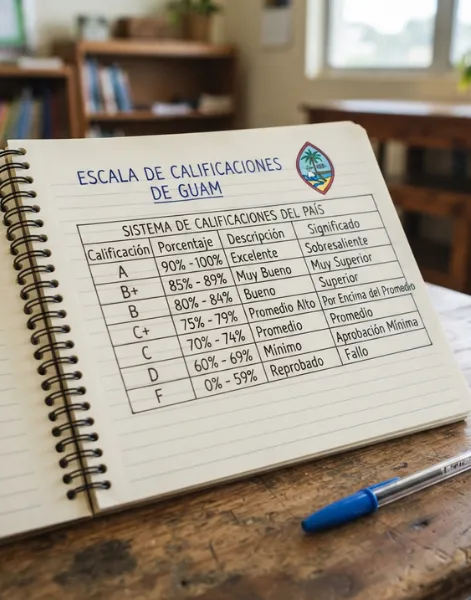 Escala de calificaciones de Guam