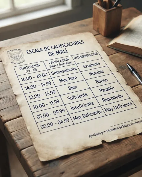 Escala de calificaciones de Malí