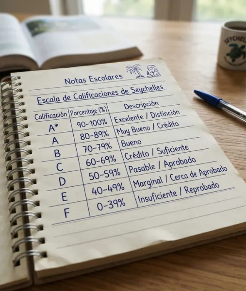Escala de calificaciones de Seychelles