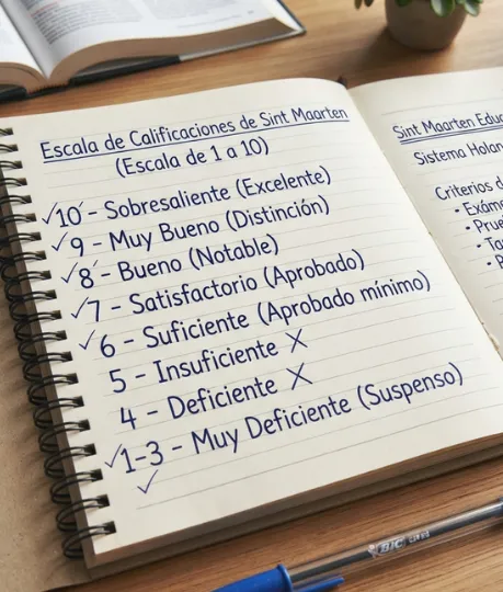 Escala de calificaciones de Sint Maarten