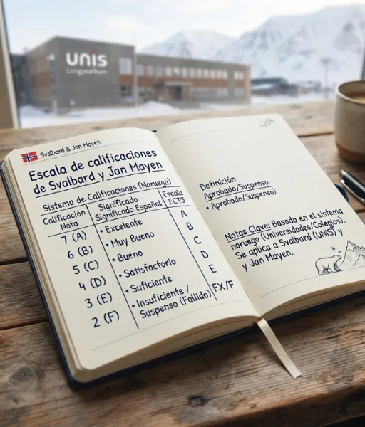 Escala de calificaciones de Svalbard y Jan Mayen