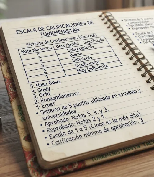 Escala de calificaciones de Turkmenistán