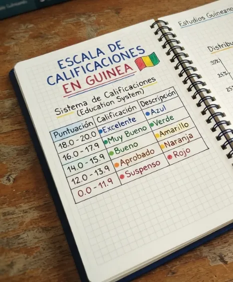 Escala de calificaciones en Guinea