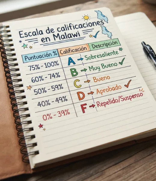 Escala de calificaciones en Malawi
