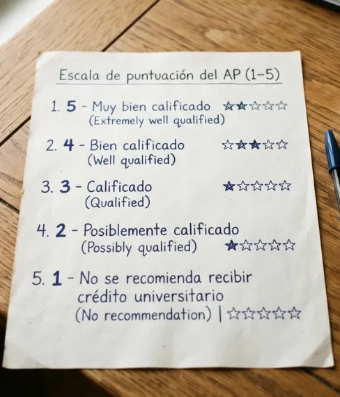 Escala de puntuación AP (Advanced Placement)