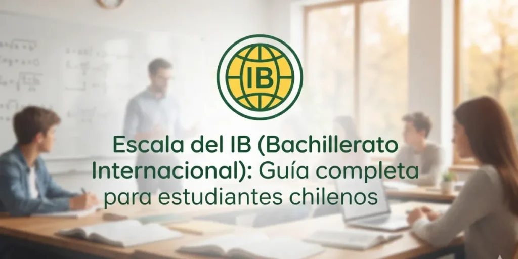 Escala del IB (Bachillerato Internacional) Guía completa para estudiantes chilenos