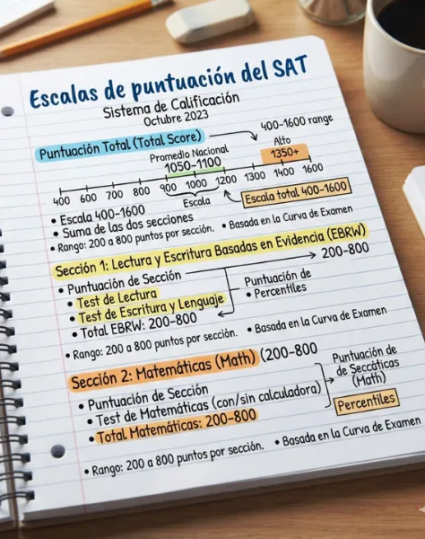 Escalas de puntuación del SAT
