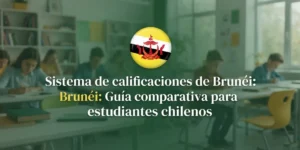 Sistema de calificaciones de Brunéi Guía comparativa para estudiantes chilenos