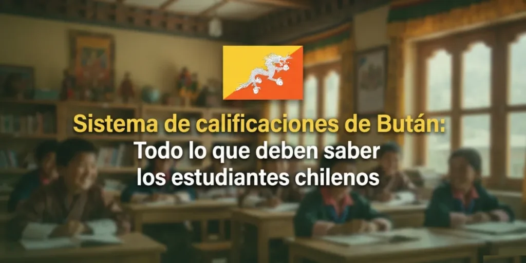 Sistema de calificaciones de Bután Todo lo que deben saber los estudiantes chilenos