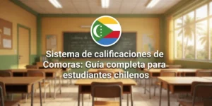 Sistema de calificaciones de Comoras Guía completa para estudiantes chilenos