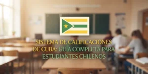 Sistema de calificaciones de Cuba Guía completa para estudiantes chilenos