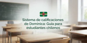 Sistema de calificaciones de Dominica Guía para estudiantes chilenos