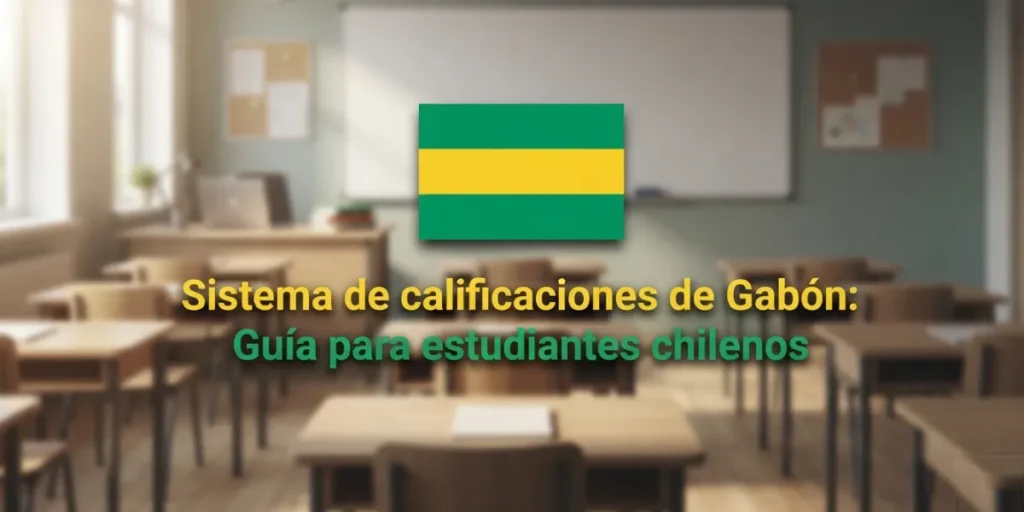 Sistema de calificaciones de Gabón Guía para estudiantes chilenos