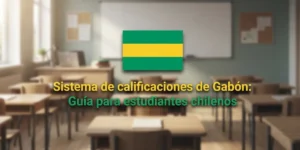 Sistema de calificaciones de Gabón Guía para estudiantes chilenos