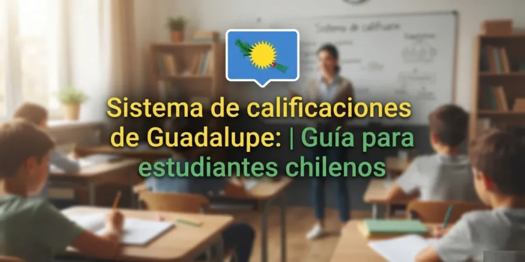 Sistema de calificaciones de Guadalupe Guía para estudiantes chilenos