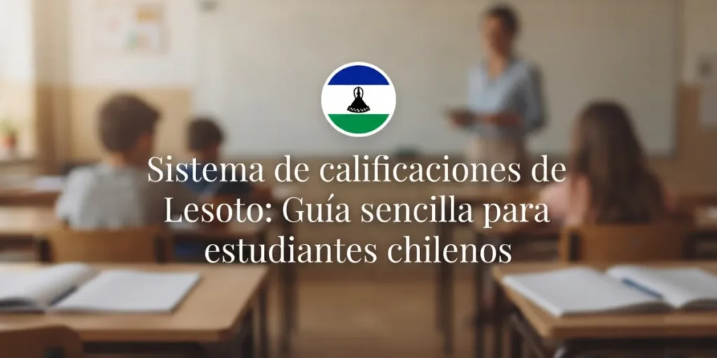 Sistema de calificaciones de Lesoto Guía sencilla para estudiantes chilenos