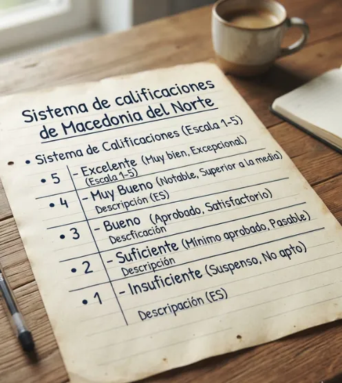 Sistema de calificaciones de Macedonia del Norte