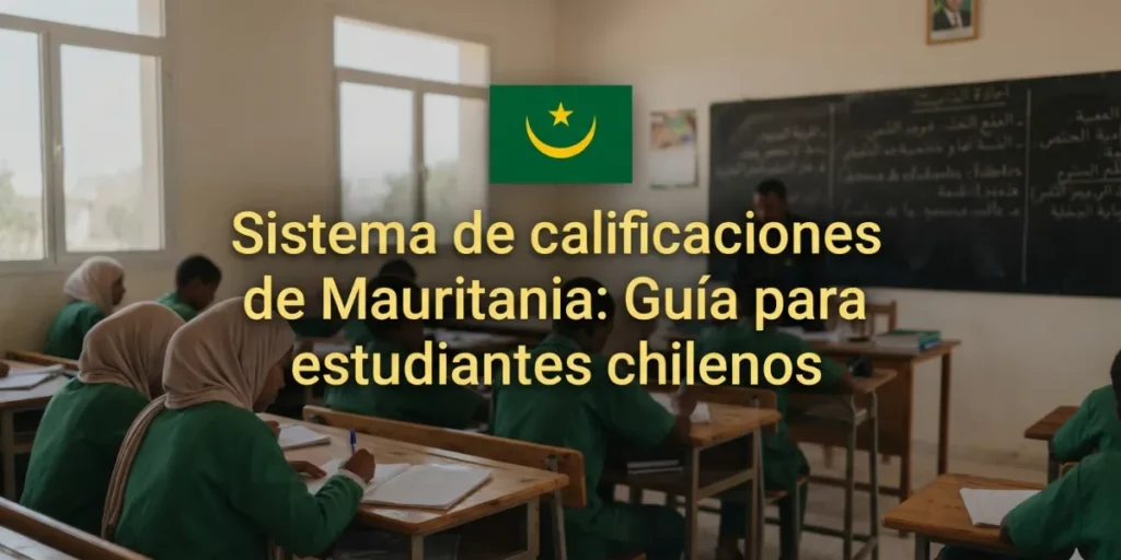 Sistema de calificaciones de Mauritania Guía para estudiantes chilenos