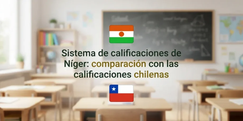 Sistema de calificaciones de Níger comparación con las calificaciones chilenas