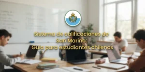Sistema de calificaciones de San Marino Guía para estudiantes chilenos