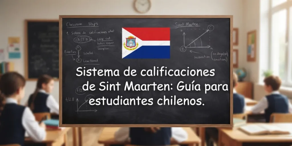 Sistema de calificaciones de Sint Maarten Guía para estudiantes chilenos
