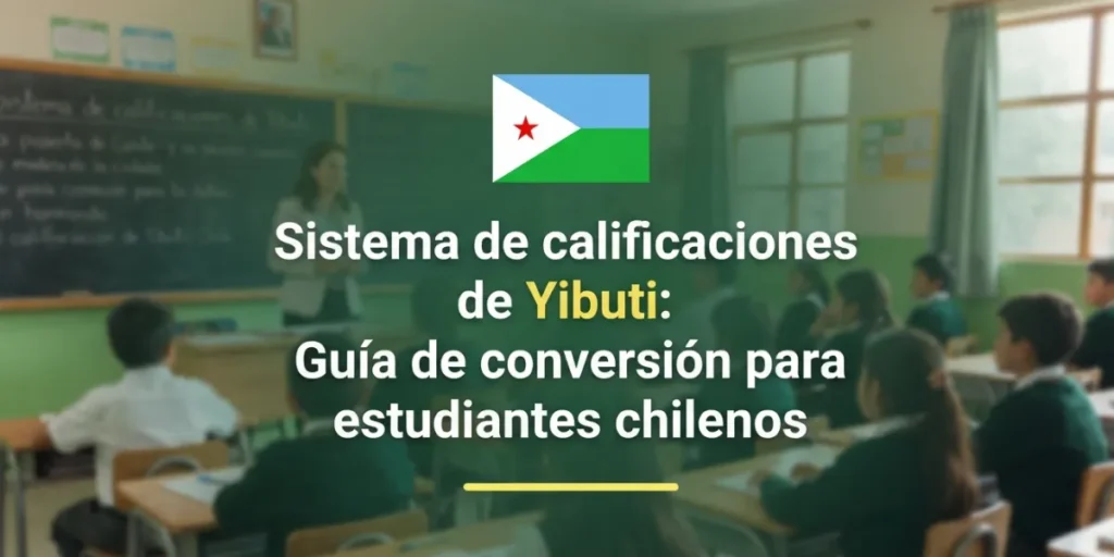 Sistema de calificaciones de Yibuti Guía de conversión para estudiantes chilenos