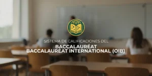 Sistema de calificaciones del Baccalauréat International (OIB)