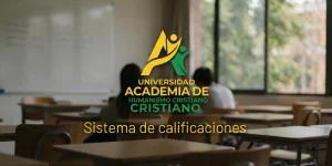 Sistema de notas en la Universidad Academia de Humanismo Cristiano