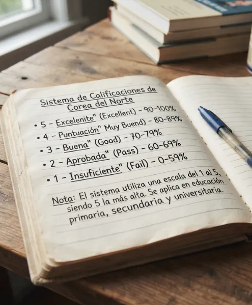 escala de calificaciones de Corea del Norte