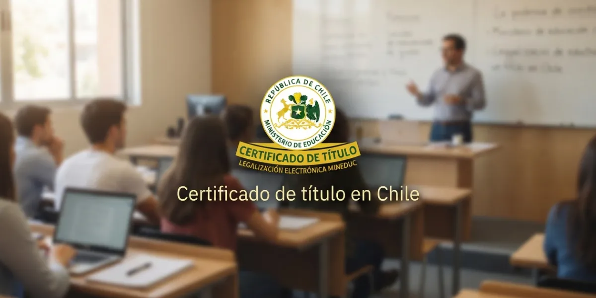 Certificado de título en Chile