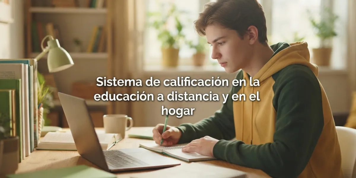 Sistema de calificación en la educación a distancia y en el hogar
